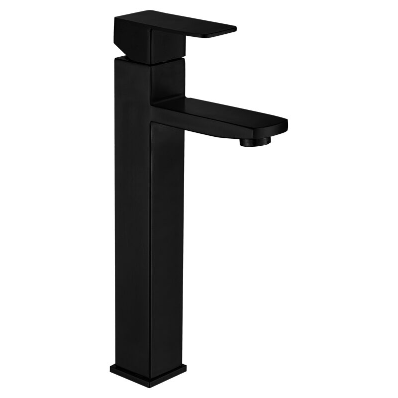 Grifo ELISEO II lavabo negro caño alto 15,7x4,2x30