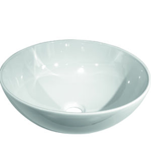 Lavabo SALVIA D-400 ceramica blanco brillo
