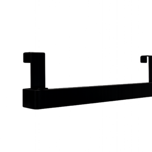 TOALLERO LATERAL MUEBLE AL NEGRO CEPILLADO MATE